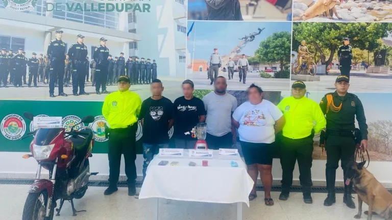 Policía Nacional desarticuló banda dedicada al microtráfico en Agustín Codazzi