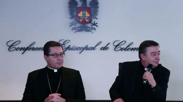 Reunión de obispos colombianos con el papa Francisco