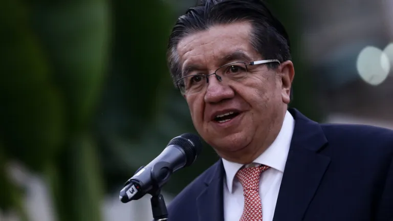 Despedida del ministro de Salud, Fernando Ruiz