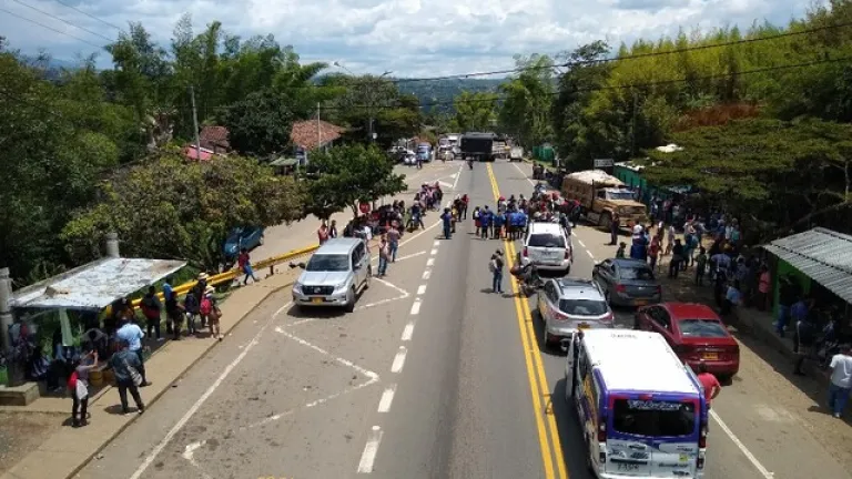 Cierre total de la Vía Panamericana entre Nariño y Cauca del 14 y 18 de noviembre
