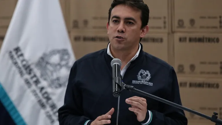 El registrador nacional, Alexander Vega, confirmó un ciberataque contra la página web de la Registraduría