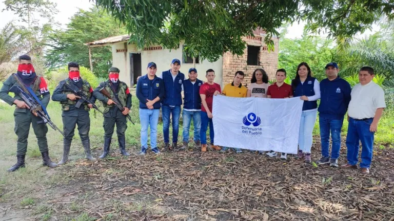 Liberan a cinco personas que estaban secuestradas por el Eln en Norte de Santander