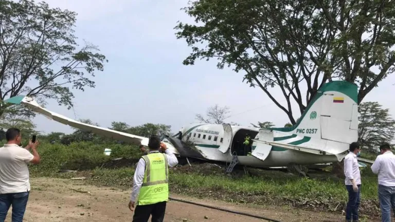 Emergencia de avión en Villavicencio