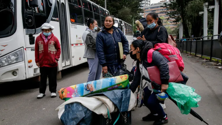 Indígenas Embera en Bogotá
