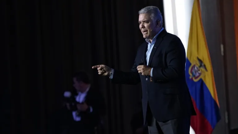 Presidente de Colombia Iván Duque