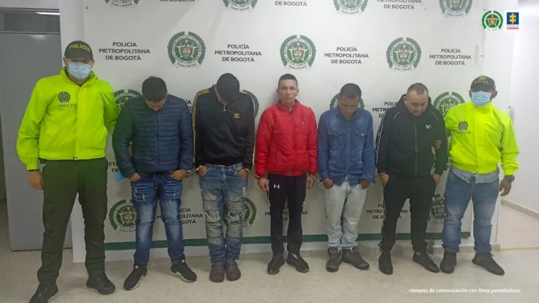 Bandas delincuenciales Bogotá | Judicializan a miembros de 'Calibre 38' y 'Los Norteños'