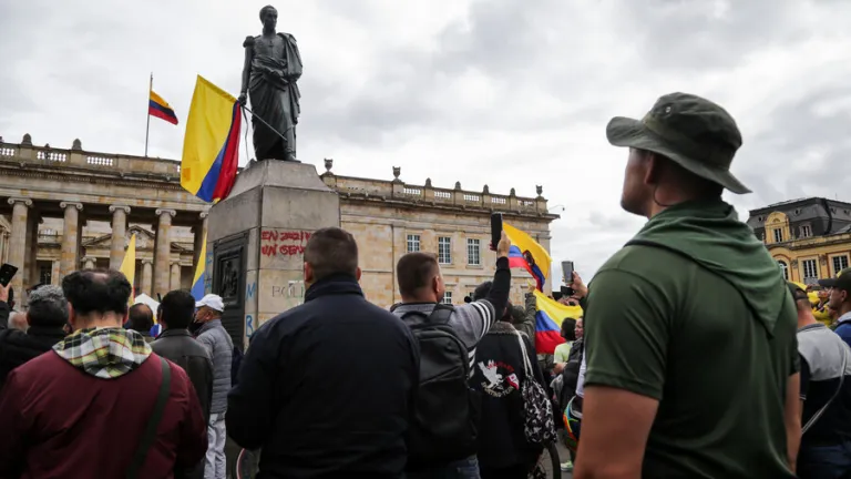 Protesta veteranos en la Plaza de Bolívar: razones