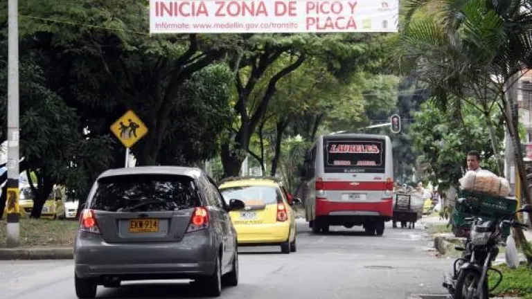 Pico y Placa en Medellín y el Valle de Aburrá del 18 al 22 de septiembre