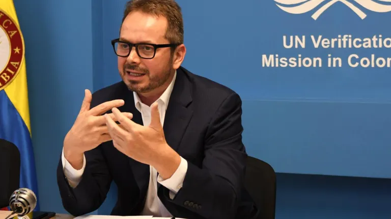 El jefe de la Misión de Verificación de la ONU en Colombia Carlos Ruiz Massieu