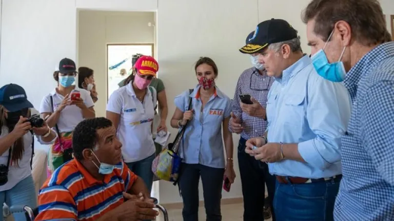 "He sido el presidente que más presencia ha hecho", presidente Duque