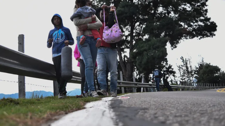 Migrantes venezolanos en Colombia