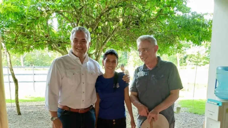 Reunión entre Iván Duque y Álvaro Uribe Vélez
