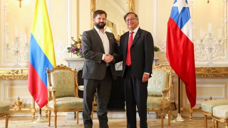 Primera reunión Gustavo Petro y Gabriel Boric 