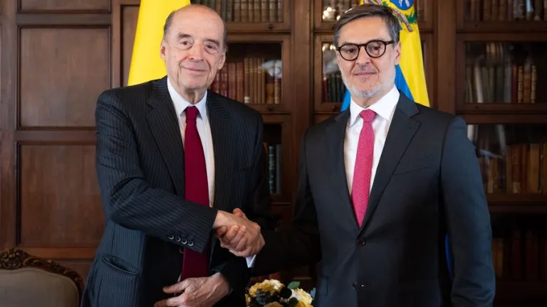 Embajador de Venezuela en Colombia entregó credenciales al canciller Leyva