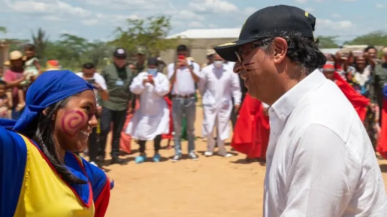 Presidente Gustavo Petro en La Guajira