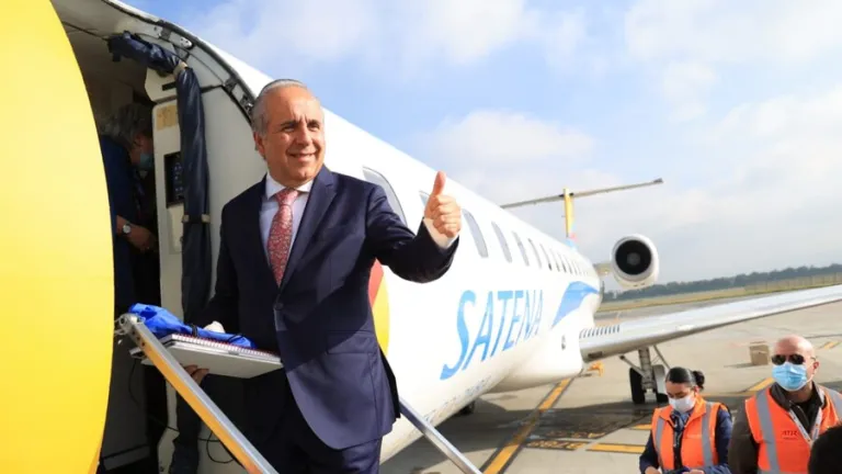 Llegó a Caracas el primer vuelo desde Bogotá