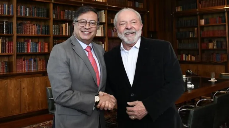 Gustavo Petro y Lula Da Silva 