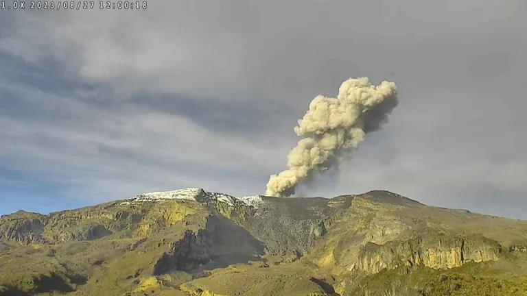 Volcán Nevado del Ruiz HOY: variaciones térmicas