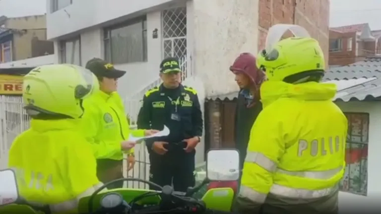 Capturan hombre que agredió a un Policía en Chía
