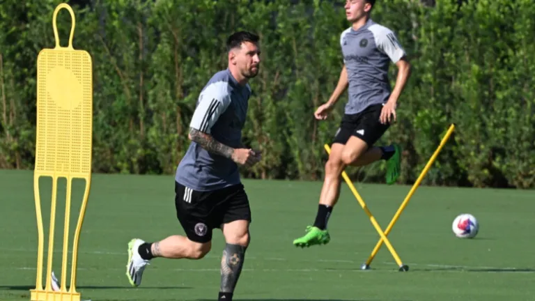 Lionel Messi entrena con el Inter Miami por primera vez desde su presentación