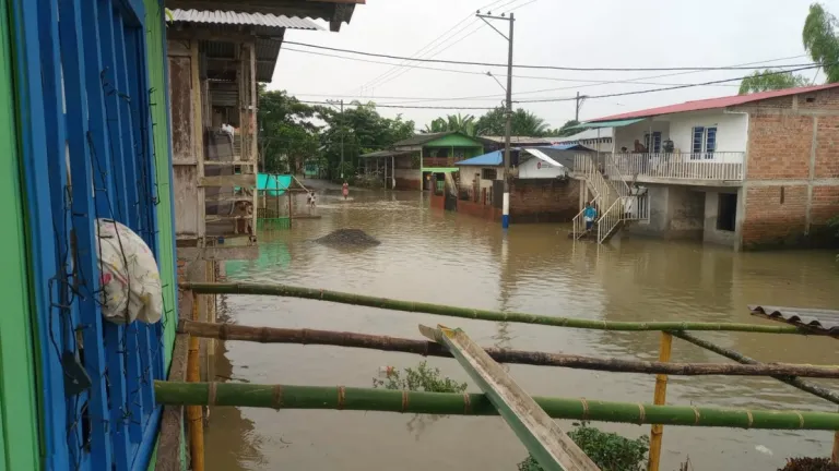 Creciente del río Caunapi afectó a 3 mil familias en Tumaco