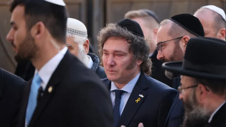 Javier Milei en Israel: trasladaría embajada de Argentina a Jerusalén
