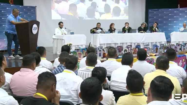 Audiencia JEP: 74 militares aceptan responsabilidad en Huila
