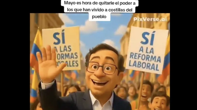 Presidente invita a marcha del 1 de mayo con video IA