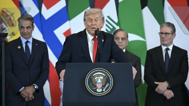 Firma de acuerdos de paz sobre Gaza en Egipto