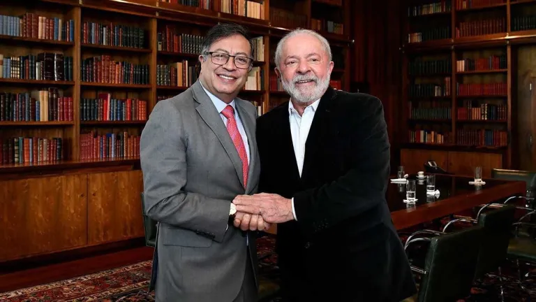 Reunión presidente Petro y Lula da Silva. Inauguración FILBO 2024