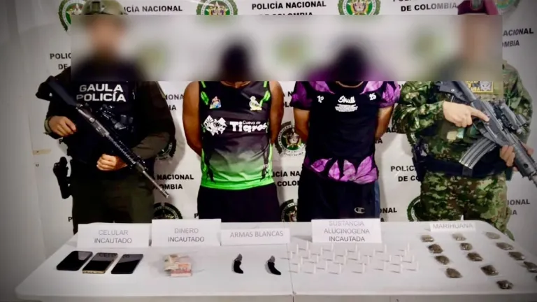 Capturan a cinco personas e incautan 15 kg de cocaína en Caquetá