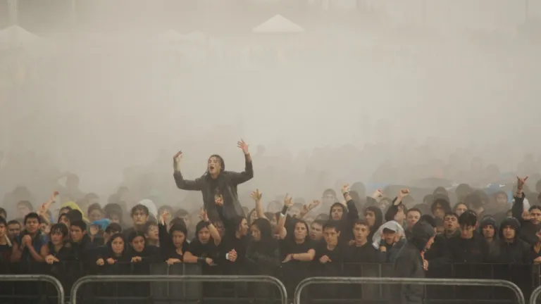  Así fue la granizada que apagó a Rock Al Parque 2007