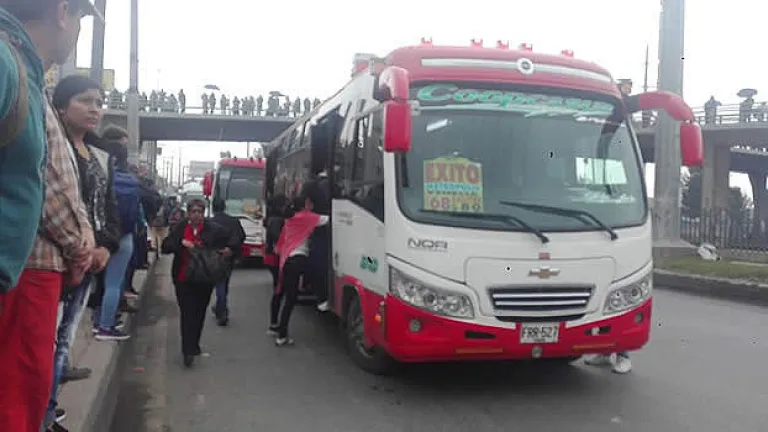 alza en tarifas de transporte público en Soacha