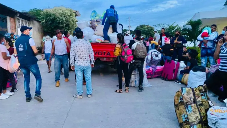 Bolívar | Continúan los desplazamientos por enfrentamientos armados