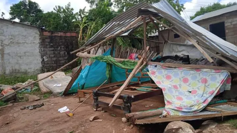 Afectaciones por lluvia en San Martín de Loba, Bolívar