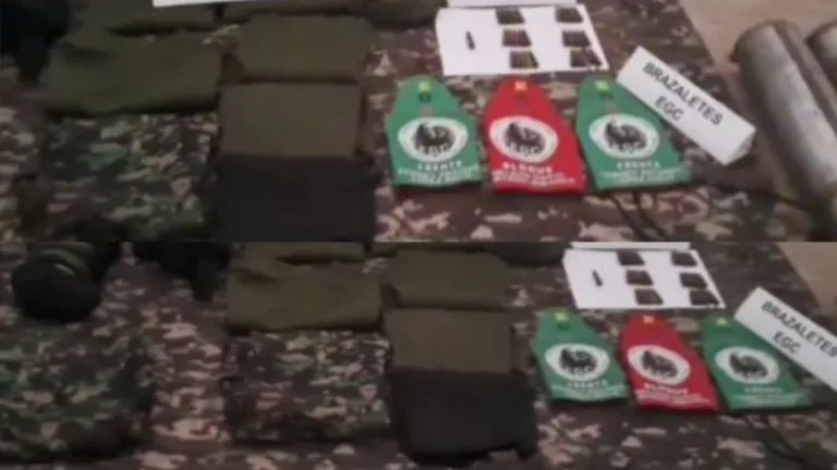 Incautación armas Clan del Golfo Cesar