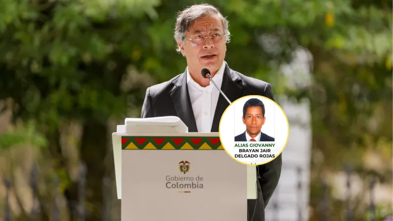 Gustavo Petro celebra entrega de alias Giovanny, miembro del EMC en el Cauca