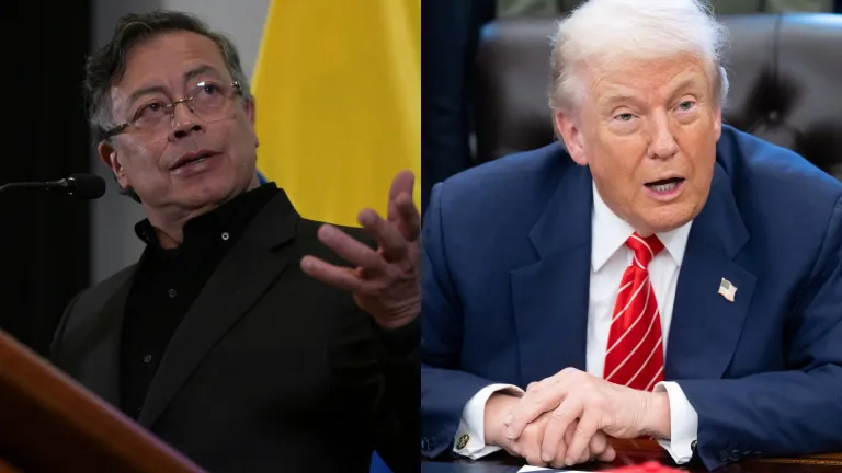 Donal Trump se refiere a su encuentro con el presidente Gustavo Petro