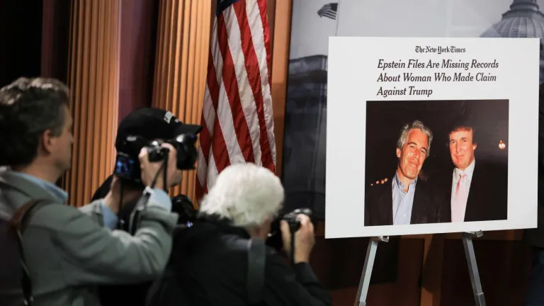 Donald Trump Epstein presunto encubrimiento 