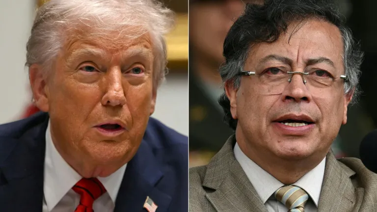 Donald Trump amenazó a Gustavo Petro 