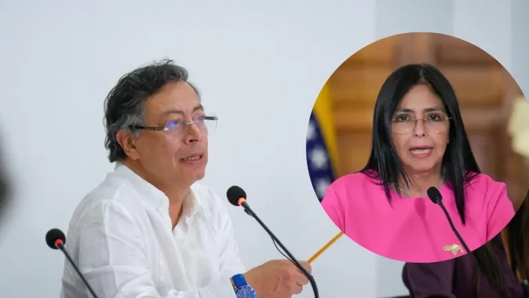 Encuentro entre Gustavo Petro y Delcy Rodríguez 