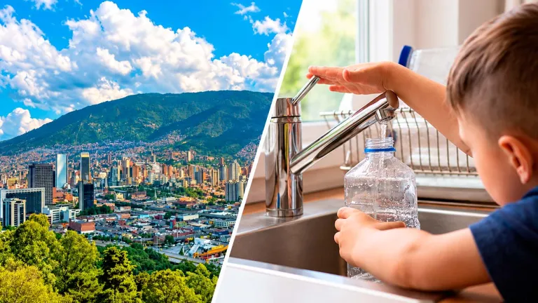 Racionamiento de agua en Medellín por baja recuperación de fuentes y posible intensificación de El Niño.
