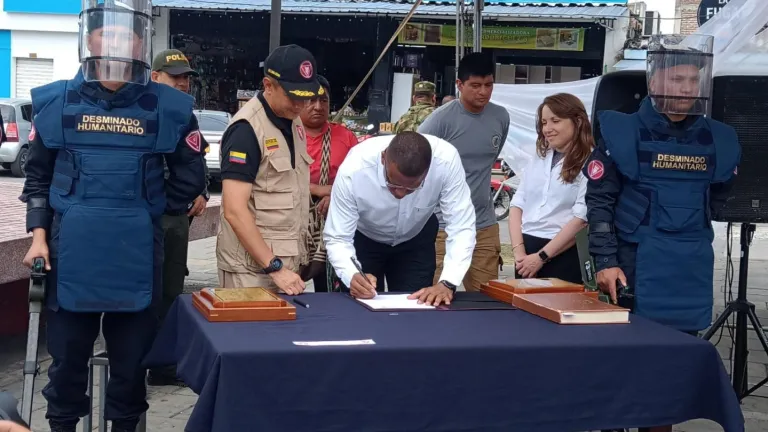 Pradera, en el Valle, fue declarado municipio libre de minas antipersonal
