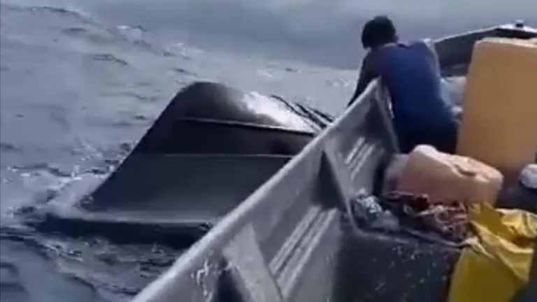 Encuentran hundida la lancha que transportaba 24 migrantes irregulares en San Andrés