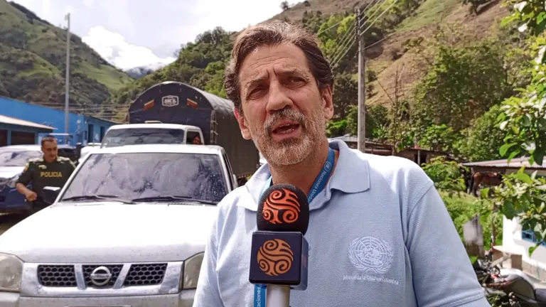 Raúl Rosende, jefe de la Misión de Verificación de las Naciones Unidas en Colombia