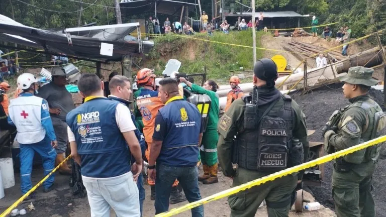 Mineros atrapados en El Zulia, Norte de Santander