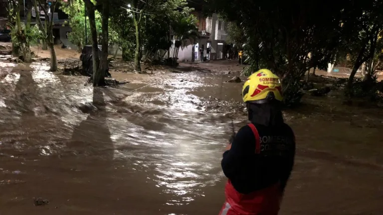 Aguacero en Bucaramanga 