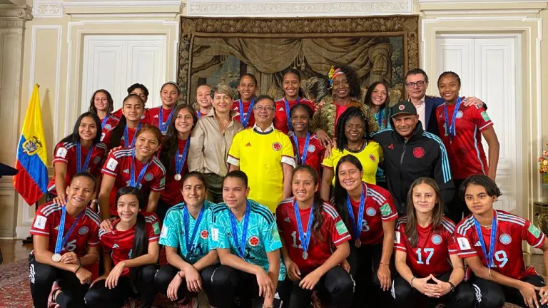 Reconocimiento a la Selección Colombia Femenina Sub 17 del Gobierno