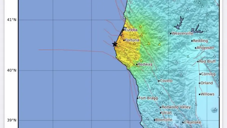 Sismo de magnitud 6,4 sacude el norte de California