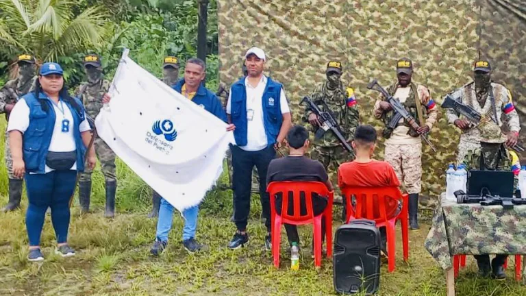 Buenaventura: liberan dos menores que estaban en poder de las disidencias